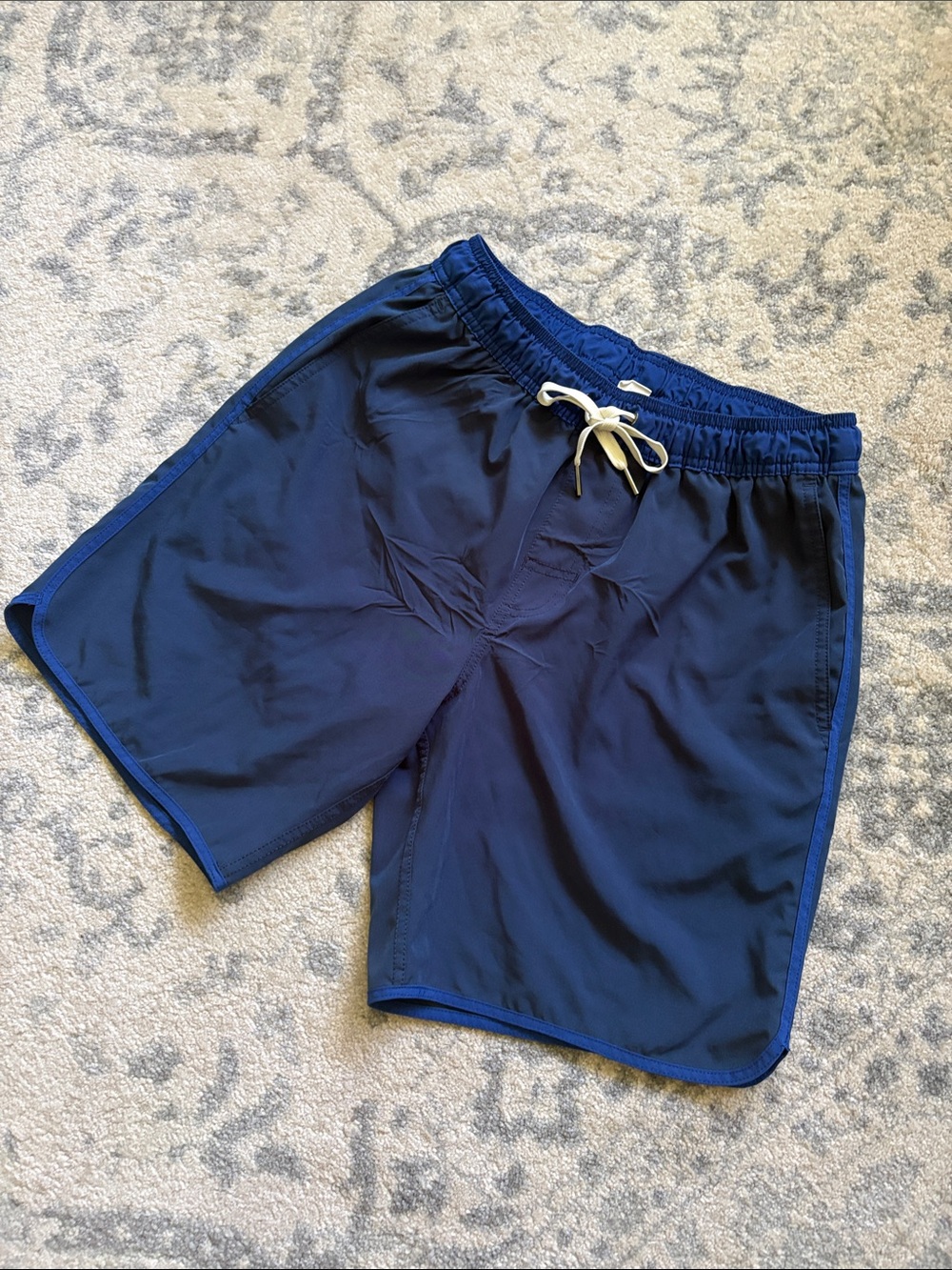 Fair Harbor Blue Elastic Waist Swim Shorts - Picture 2 of 10